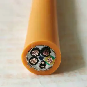 橙色带抱闸伺服动力电缆