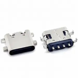 type-c /4pin/ 沉板贴片 沉板/0.8/1.6/ H=/6.8/mm USB连接器