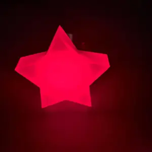 五角星灯 星光灯 LED五角星装饰灯 亚克力发光嵌入式七彩变色五角星灯