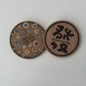 定制软木垫隔热防水防潮 可定制各图案 形状 杯垫 咖啡垫 餐垫 挂饰品等
