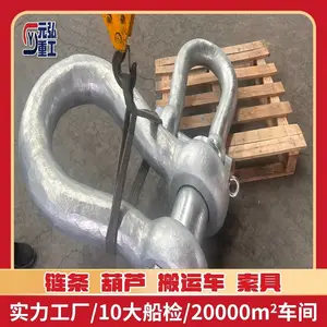 船用卸扣 强耐氯离子深海无锈蚀500T可出CCS 船舶检验证书-元弘重工