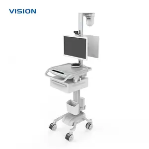 远程会诊推车智能升降 VISION 23071| 双屏摄像头查房车|OEM/ODM定制