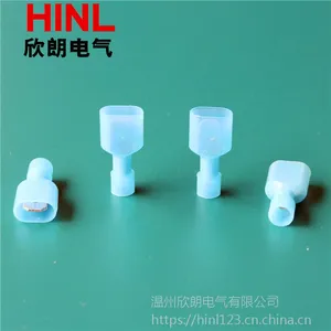 FDFN2-250尼龙公母全绝缘端头冷压接线端头及接头插簧6.3
