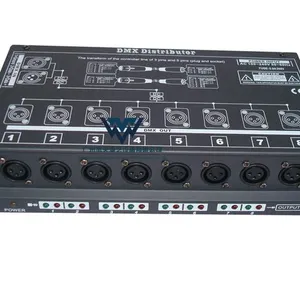 8路信号放大器舞台灯光控台DMX512隔离信号分配器