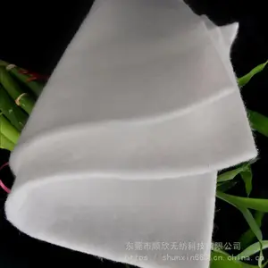 供应杯型防尘防雾霾口罩棉 过滤片棉口罩防雾霾针刺棉生产厂家