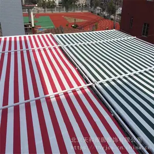 昌平定做玻璃顶棚遮阳天棚帘阳光房天幕蓬 定做户外天幕遮阳棚