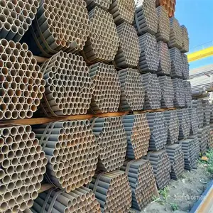 48*3钢供应 建筑架子管 黄漆直缝焊管 工程施工加外架管 Q345A
