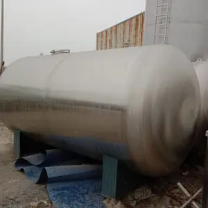 现货2台10立方304不锈钢卧式储料罐,储液罐