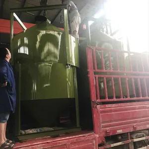 建筑塔吊用料斗加厚板材开口方式可任选择圆形塔吊料斗
