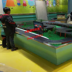 艾星游乐房地产暖场活动租赁轨道赛车车展出租大型室内活动商用轨道车租借