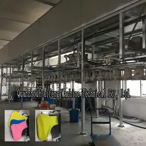 定制非标橡胶脚套生产机器 福建鞋套加工设备 乳胶鞋套生产线