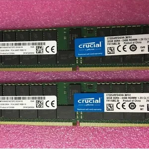 全新原厂镁光内存 服务器 DDR4 REG 32G 2400T LRA0 2RX4三年质保