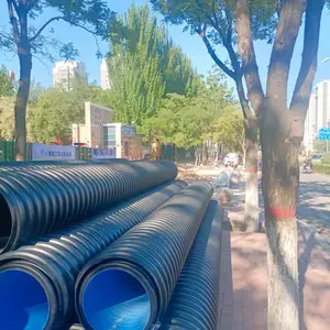 ɽ ���� ��� ɽ��HDPE˫�ڲ��ƹ� dn600���ƹ��ֻ����� sn8��������۹� ����ϩ���۹�