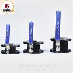 手动对夹球阀Q71F-16C薄型球阀结构长度短南高阀门销售