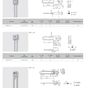 亿光侧面红外线发射管IR908-7C-F(E5)波长940nm