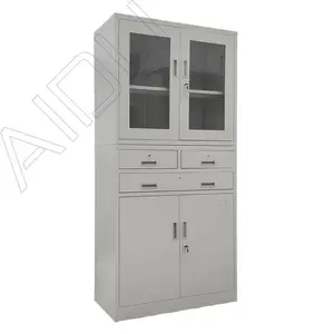 上海工厂直送供应AD-G-0008A 加厚中三斗器械柜办公钢柜学校资料柜钢制中三斗柜