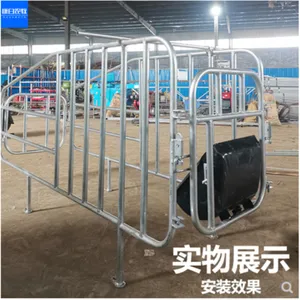 湖南衡阳市康白农牧 猪用料槽 猪用食槽 耐摔抗咬 饲料车 养殖设备公司 厂家批发定制