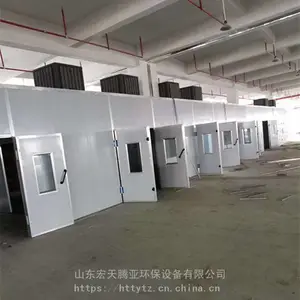 鸿鑫环保 无尘喷漆房 环保型无尘家具喷漆烤漆房专业定做