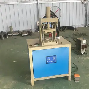 铝合金门窗角度切角机 镀锌方管冲角机 家具管材切45度剪切机
