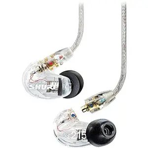 Shure SE215 舒尔入耳式音乐耳机 动圈隔音耳机 HIFI音乐耳机 强劲重低音耳机 双耳挂耳