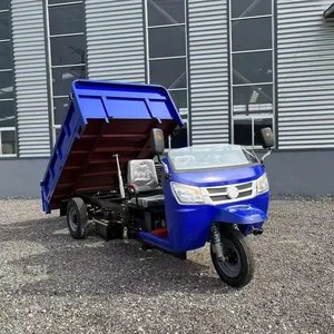 农用液压助力柴油三轮车 建筑工地后卸三马车 厂家全国发货
