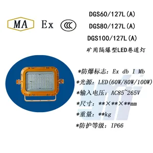 DGS80/127L(A)矿用隔爆型LED巷道灯