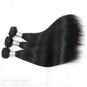 欧美假发 自然色aplus hair真人发发帘human hair bundles 工厂直销