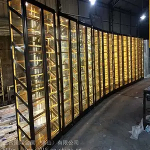 不锈钢恒温酒柜 不锈钢酒架 恒温恒湿酒窖定制厂家