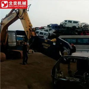 卡特挖掘机废铁剪切机 重型钢结构拆解剪