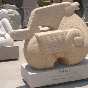 抽象城市雕塑加工 大型景观标志性石头雕塑生产厂家