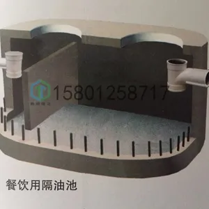 路顺LS01钢筋混凝土拼装式餐饮用隔油池 汽车清洗污水隔油沉淀池 轻有隔油池 锅炉除渣降温池