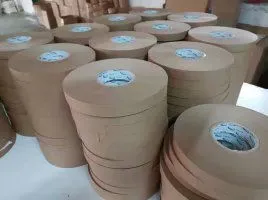 牛皮纸冷压胶带用于金属化薄膜电容掩蔽喷金