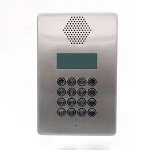 昆仑KNZD-03LCD 304金属不锈钢电梯可视对讲 IP网络电话