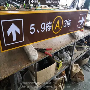 加油站立式灯箱 车库出入口指示牌品牌质量***