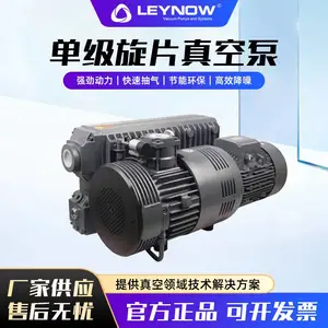旋片式真空泵,莱诺单级双级旋片泵,负压稳定,适配冷冻干燥、镀膜前级抽气,源头厂家提供真空方案对接