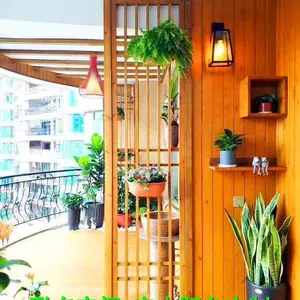 室外庭院防腐木地板花园露台园林公园防水防腐地板实木定制阳台厂家