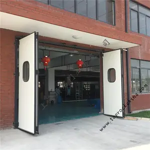 河南 电动折叠门 工业折叠门 顶石门业行业领先