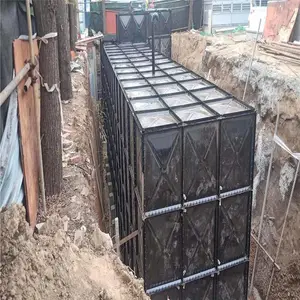 厚诺玻璃钢拼装水箱厂家加工组合式工程蓄水水箱方形玻璃钢水箱