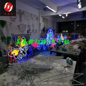 ������˹ҹ�� LED���ֵ� ӭ���Ƹ��й������͵� LED˫ͷ����ƴ����� ��԰�����ƾ�