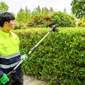 手持式高枝绿篱机格力48v博greenworks树木修剪高枝绿篱机