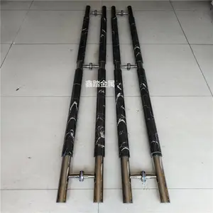 恒大地产玻璃门黑金大理石拉手专用生产厂家