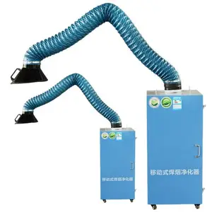 伸缩式吸气臂焊烟净化器 定做滤筒式焊烟除尘箱 焊烟除尘器