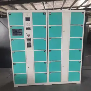 昆明手机充电柜 员工人脸指纹密码刷卡寄存柜优智家具