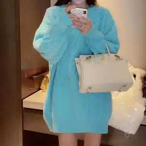 秋季韩版女式针织衫毛衣开衫外套地摊货源供应