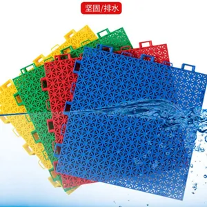 悬浮式篮球地板 耐高低温 反弹性好 双面设计 安装便捷