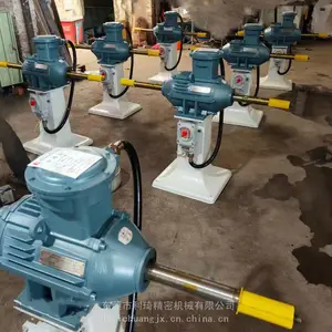 防爆型马达抛光机 自动抛光机 两工位打磨抛光设备