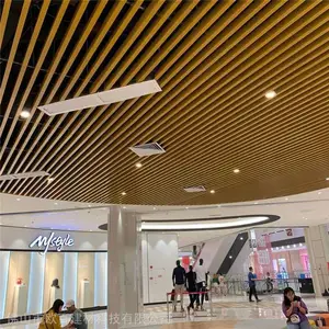 欧百建材50*50喷粉烤漆U型铝方通_地铁***阻燃铝方通批量供应