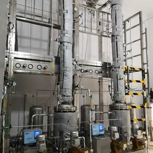 河北中宇仪器分子蒸馏设备,不锈钢精馏塔精馏实验仪器多功能精馏装置