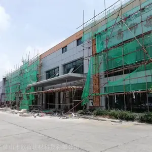***2.5mm石纹圆形冲孔铝单板_欧百得商场外墙银灰色铝单板