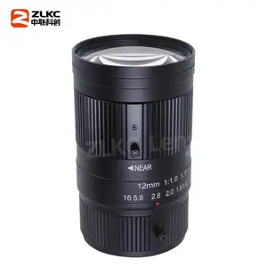 ZLKC中联科创12mm监控镜头KM1210MP12S智能交通 F1.0大光圈C口镜头